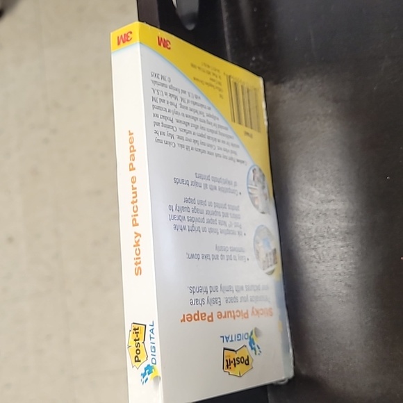 Post-It Digital Sticky Picture Inkjet Paper 3M 65 Sheets Matte Finish 4 X 6 - Picture 3 of 4